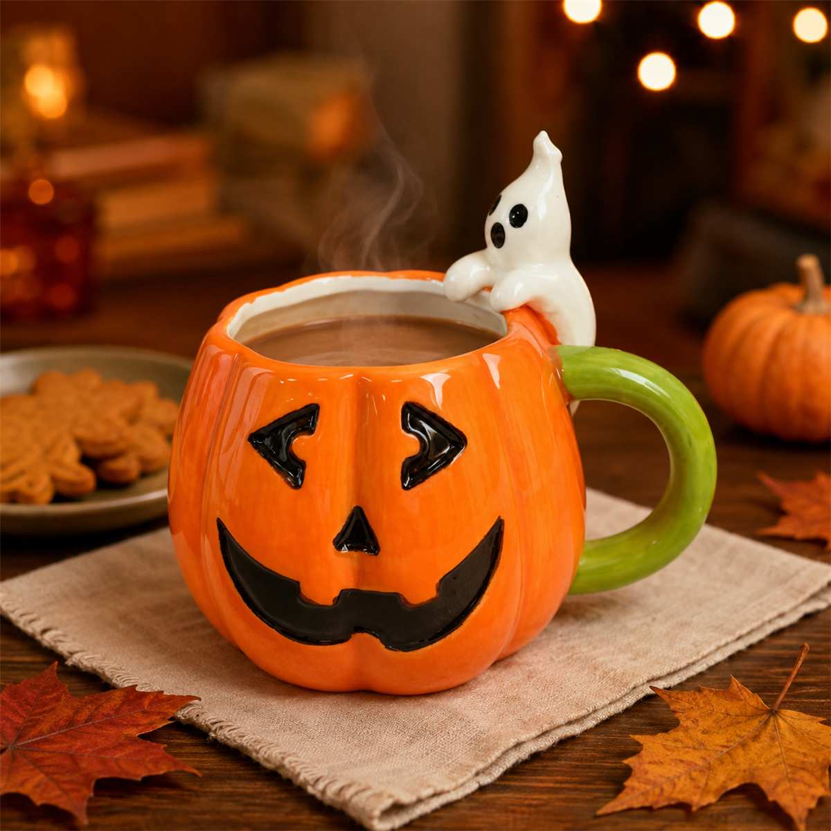 Jack o Lantern w/ Ghost Mug