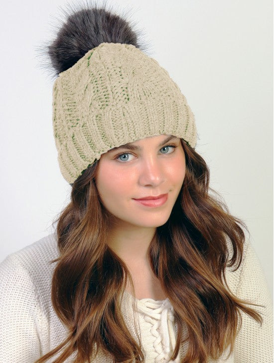 Cable Knit Hat