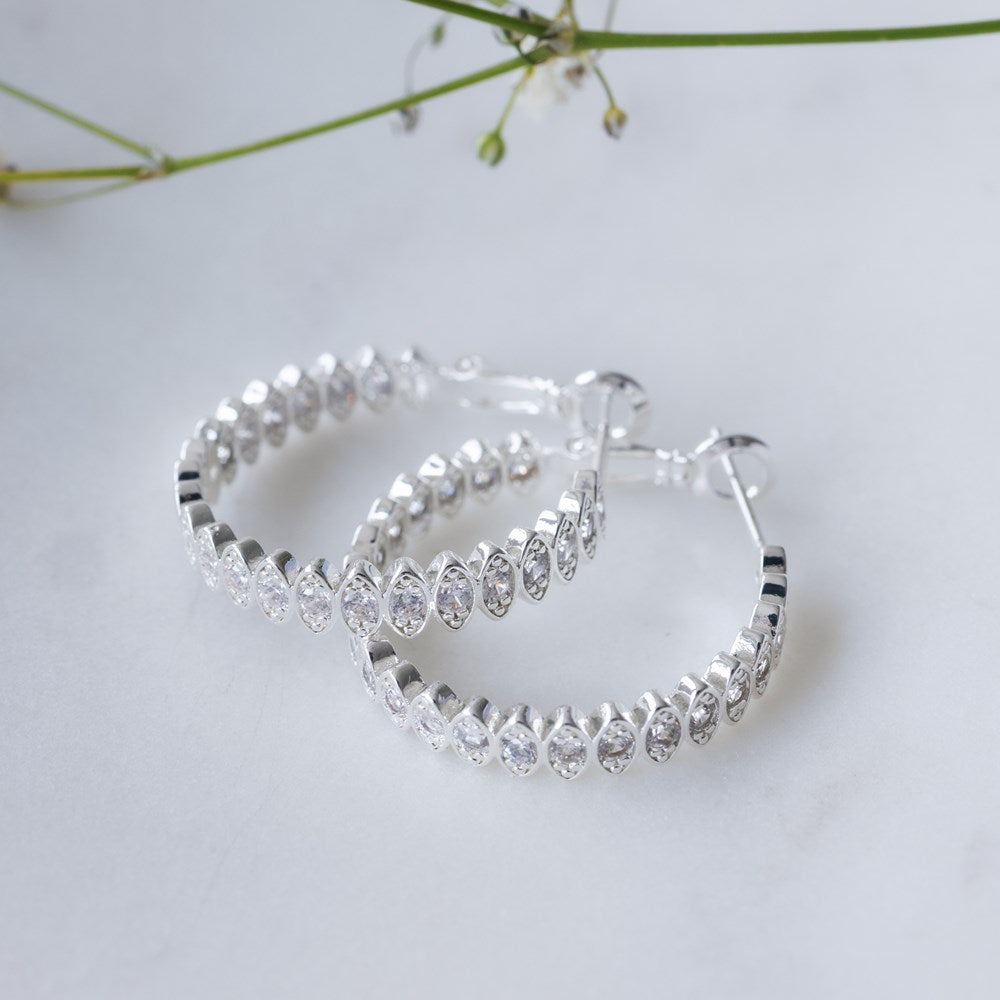 Front & Centre Hoops | Clear