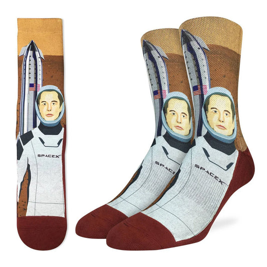 Elon Musk on Mars Socks