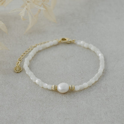 Bella Bracelet | Mother of Pearl