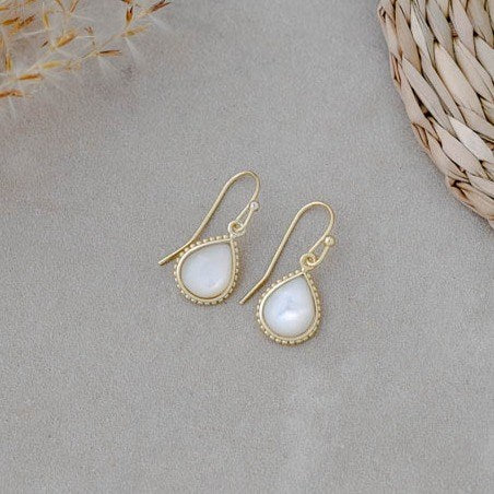 Paris Earrings | Mother of Pearl