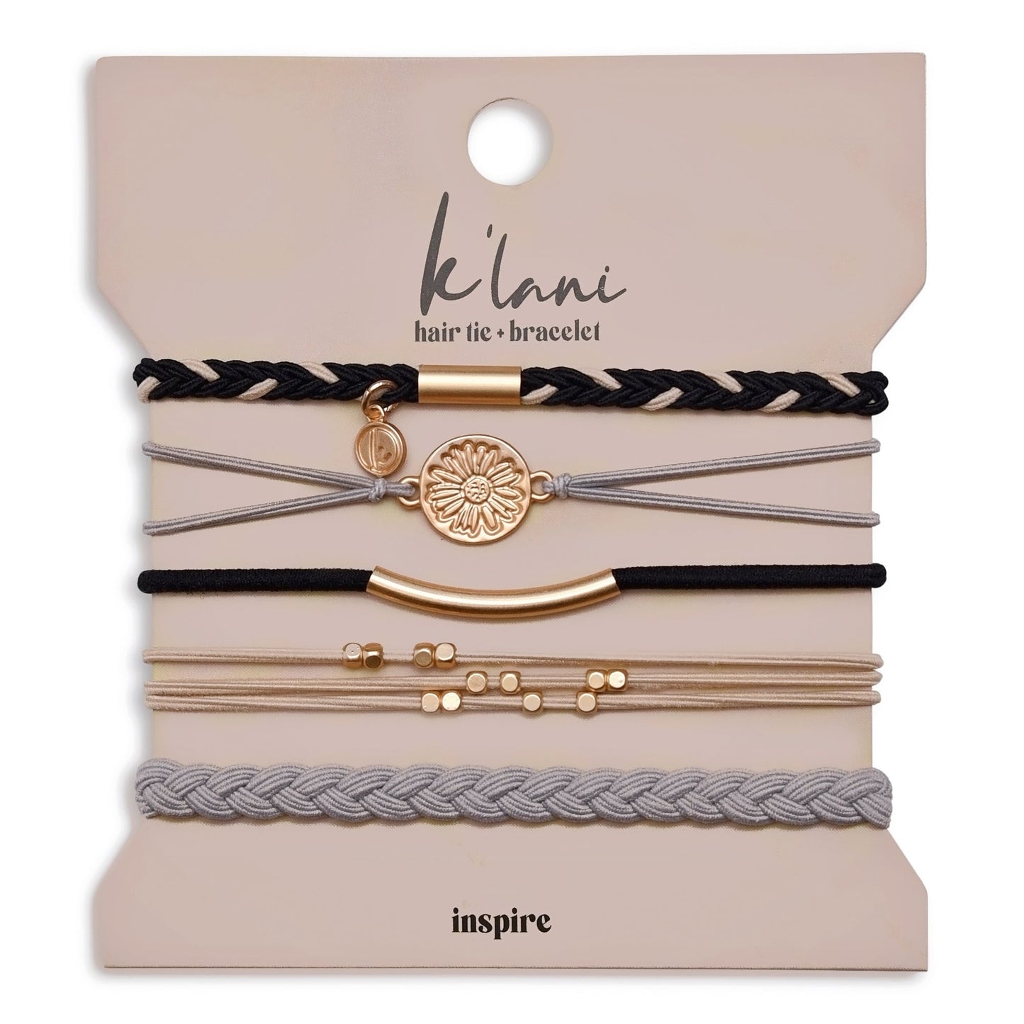K’lani Hair Tie/Bracelet Set | Inspire