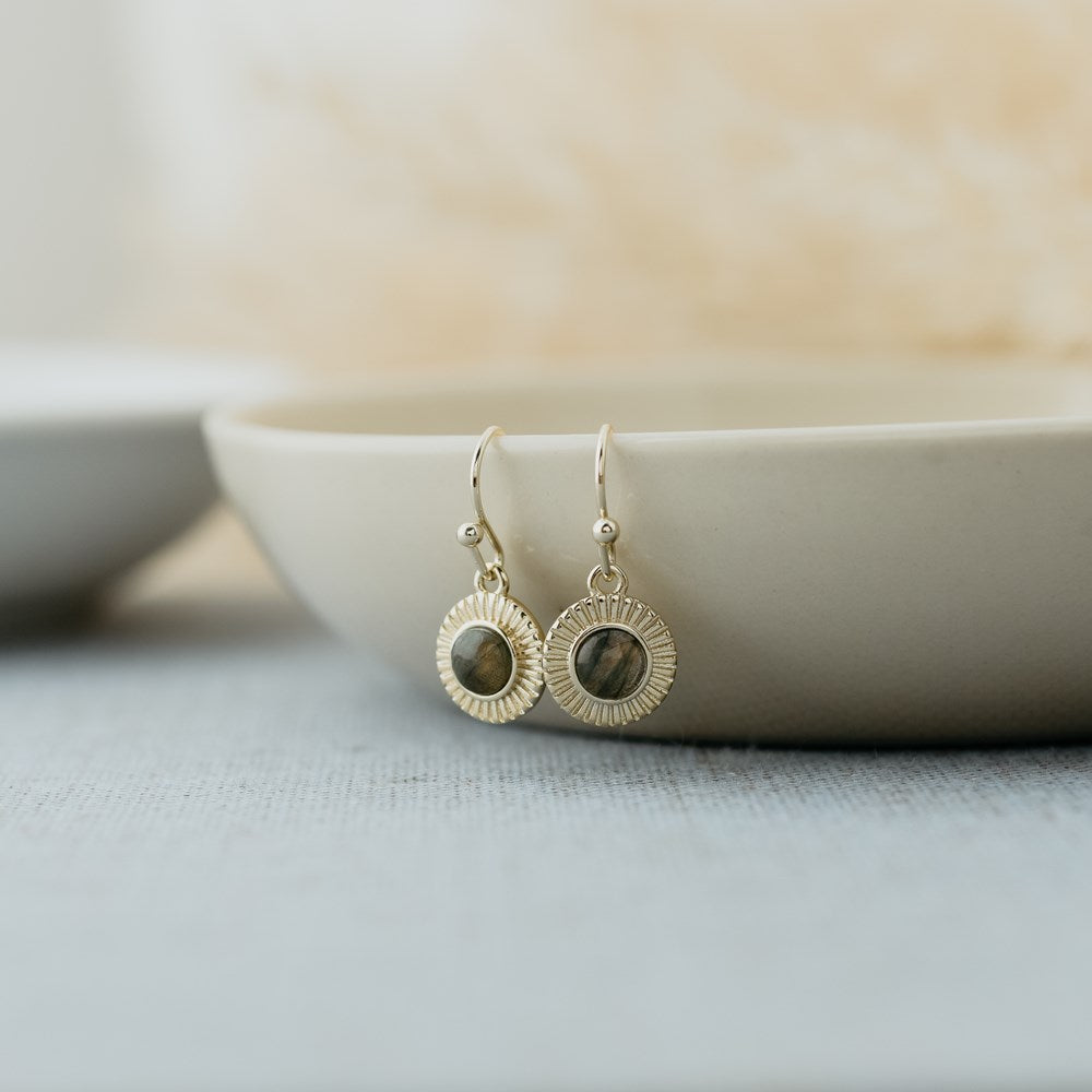 Lila Earrings | Labradorite