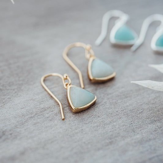 Elsie Earrings | Amazonite