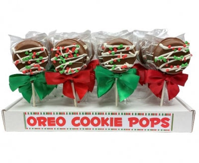 Christmas Oreo Cookie Pops