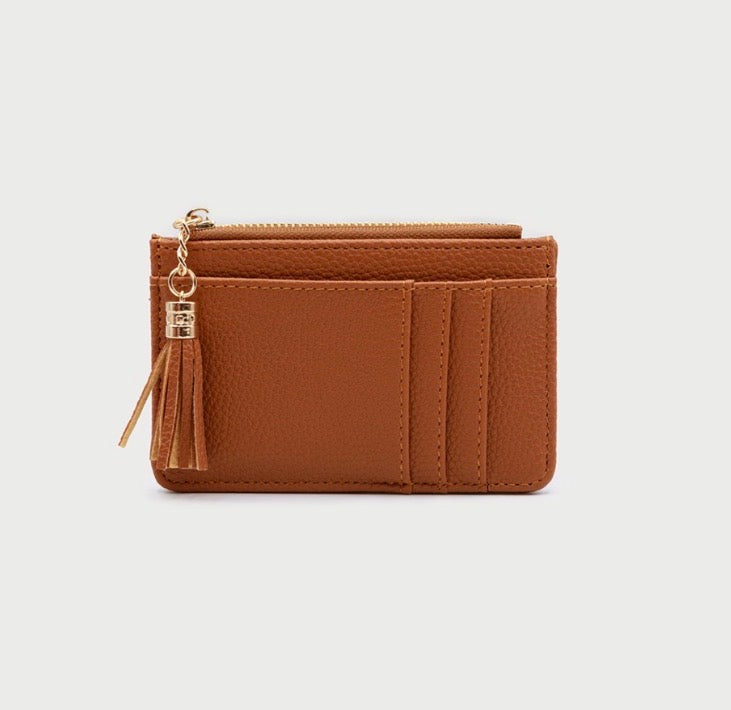 Wallet w/ 3 Card Slots & Zippered Pouch