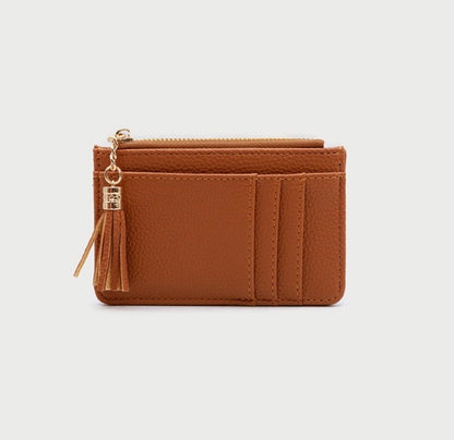 Wallet w/ 3 Card Slots & Zippered Pouch