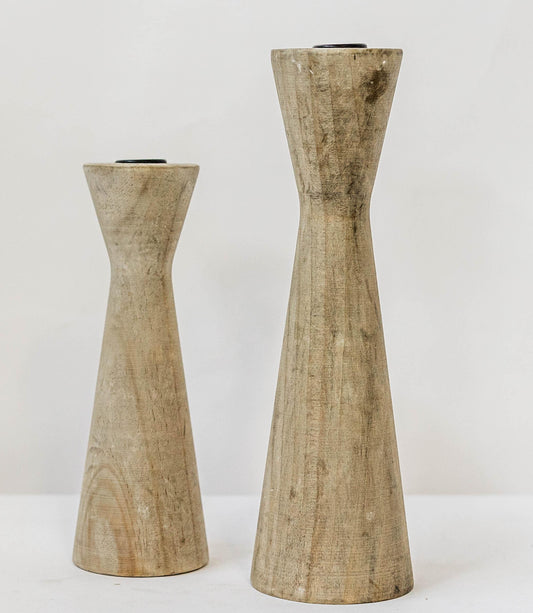 Wooden Candle Holder