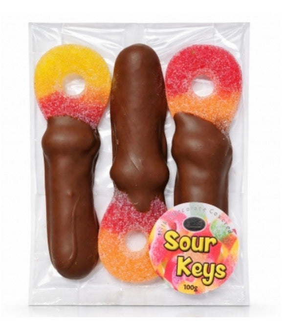 Chocolate Dipped Sour Keys