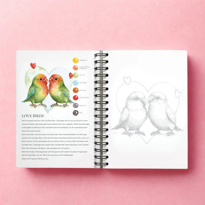 So Much Love Colour Watercolour Workbook