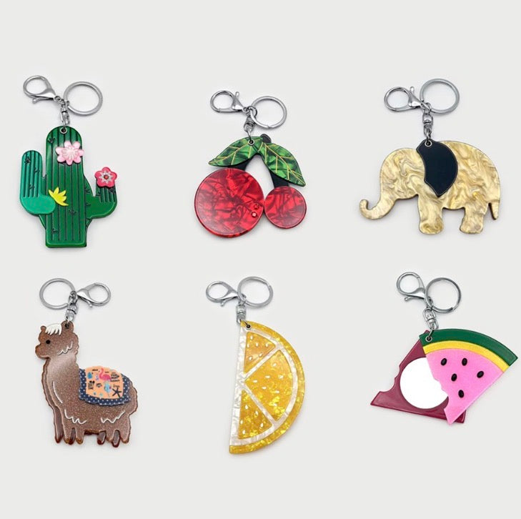 Bag Charm w/ Mirror
