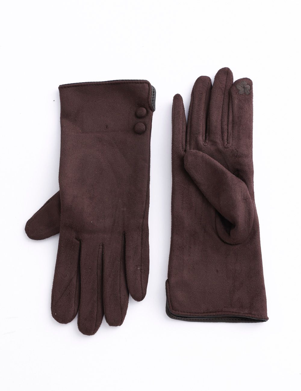 Faux Suede Gloves
