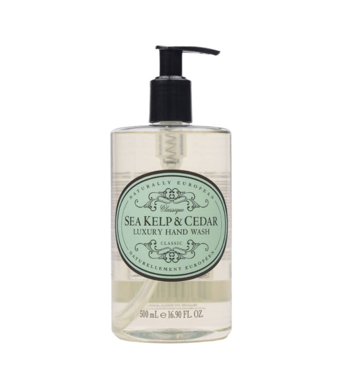 Naturally European Hand Wash | Sea Kelp + Cedar