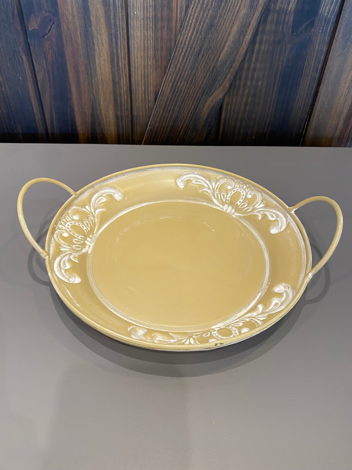 Round Metal Tray