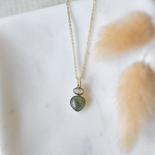 Anastasia Necklace | Labradorite