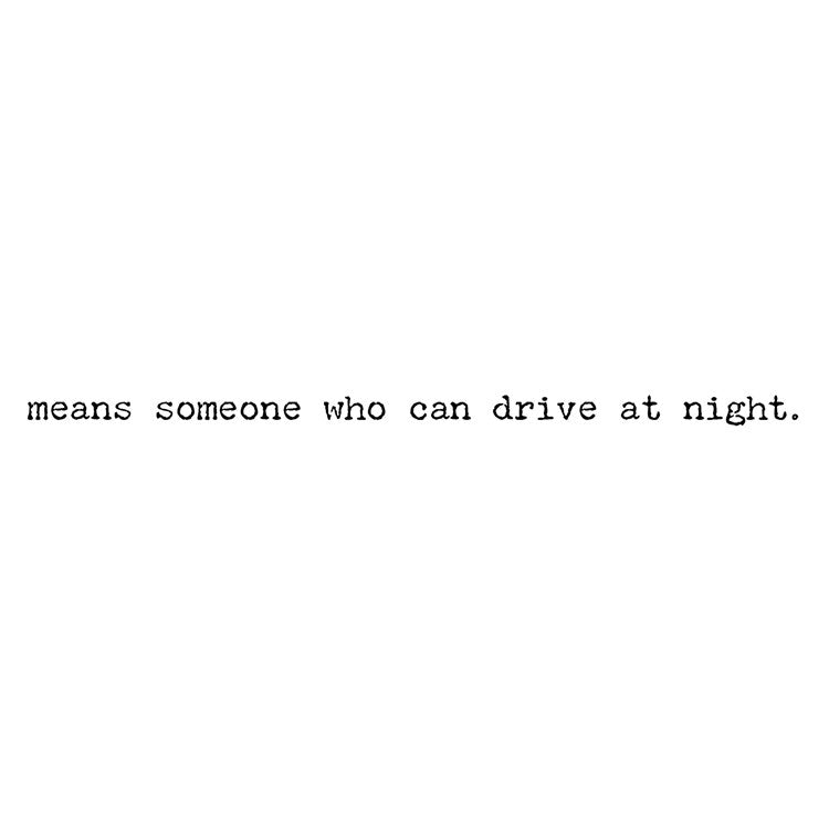 Drive At Night Greeting Card