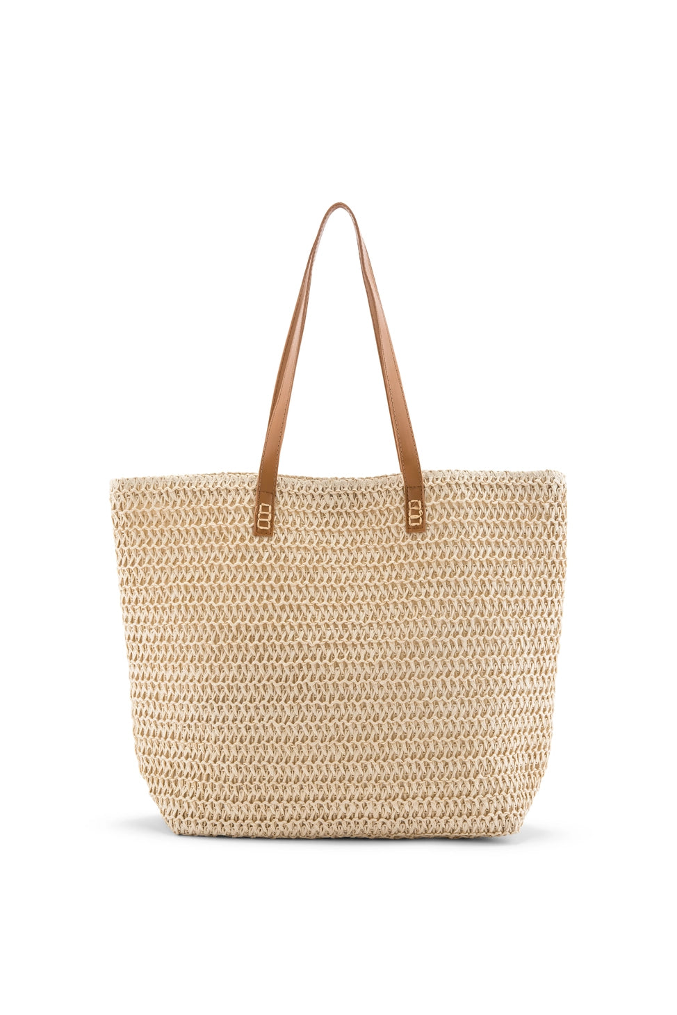 Woven Straw Tote Bag