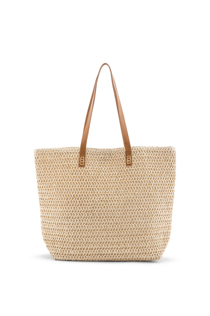 Woven Straw Tote Bag