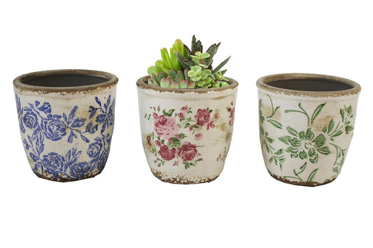 Cement Floral Planter