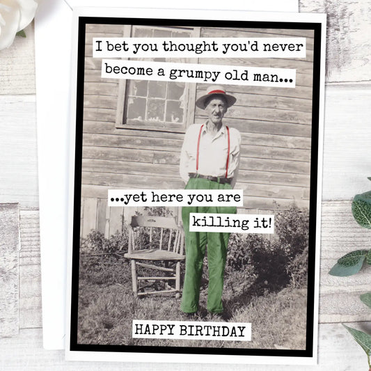 I Bet You Thought You’d Never Greeting Card