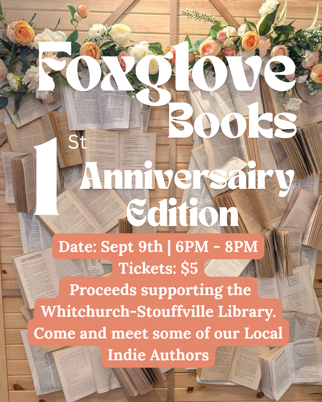 Foxglove Books One Year Anniversary