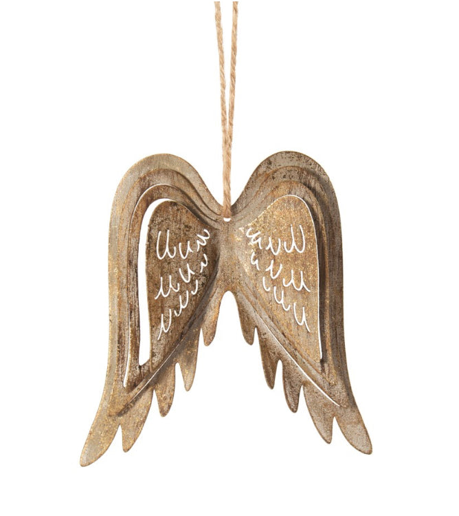 Gold Wings Ornament