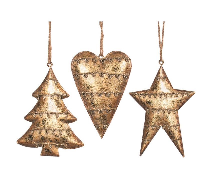Aged Brass Ornaments