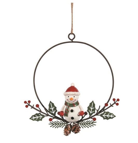 Snowman Wreath Ornament