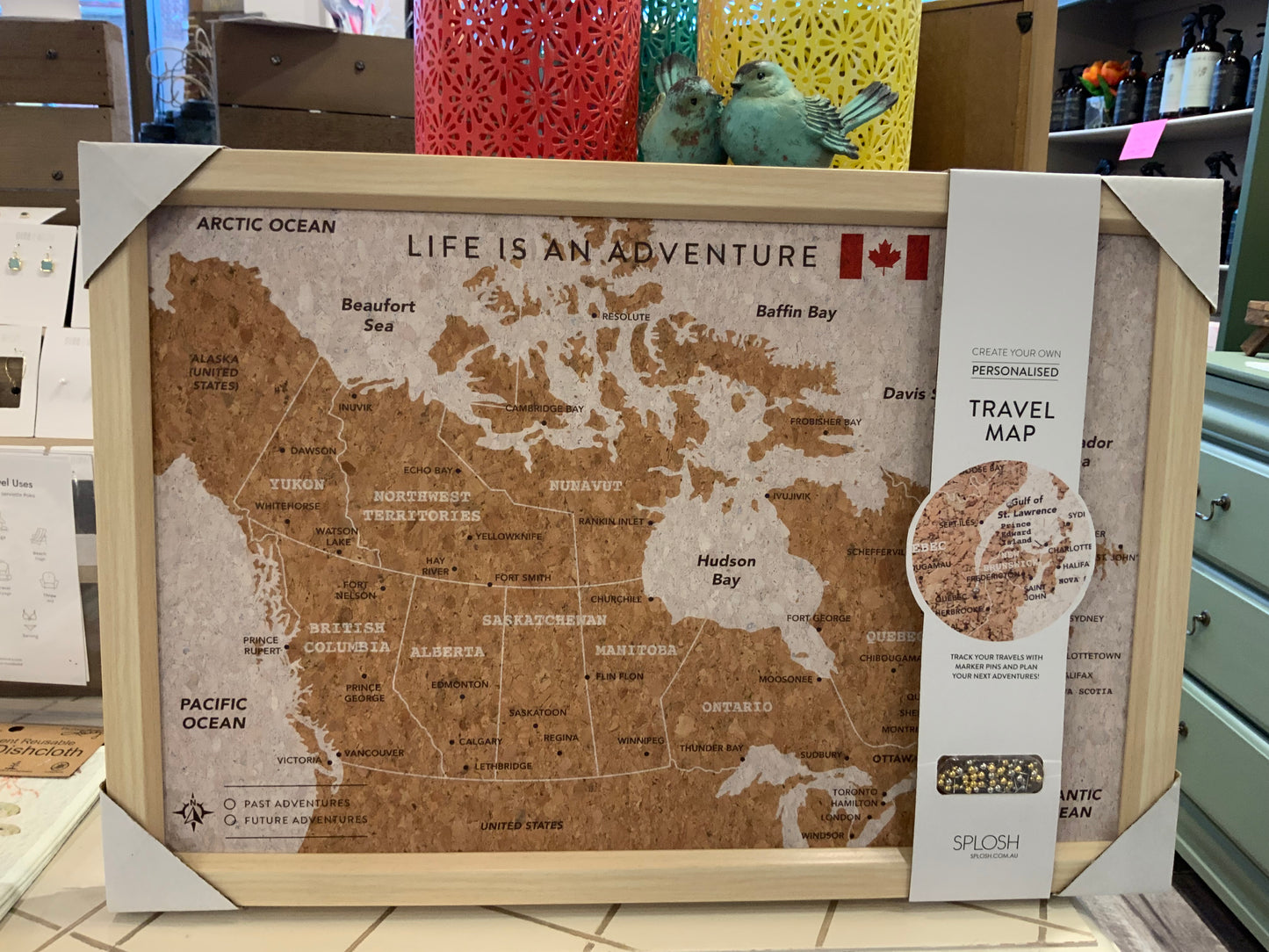 Life is an Adventure Travel Map of Canada