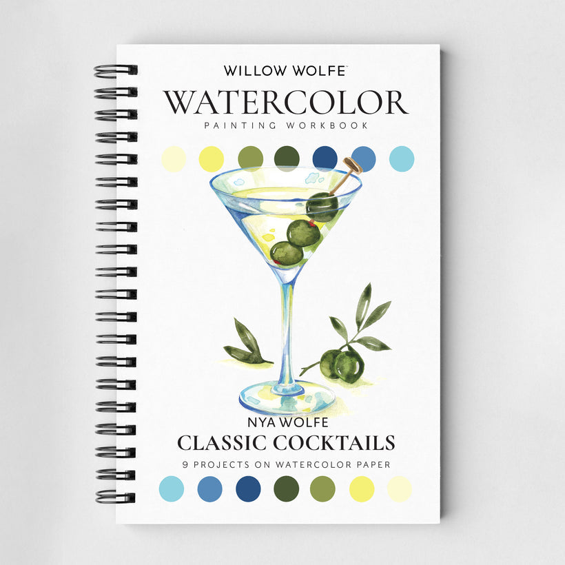 Classic Cocktails Watercolour