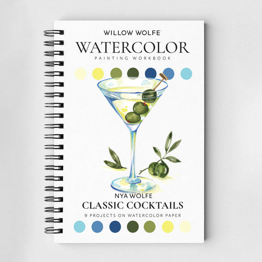 Classic Cocktails Watercolour