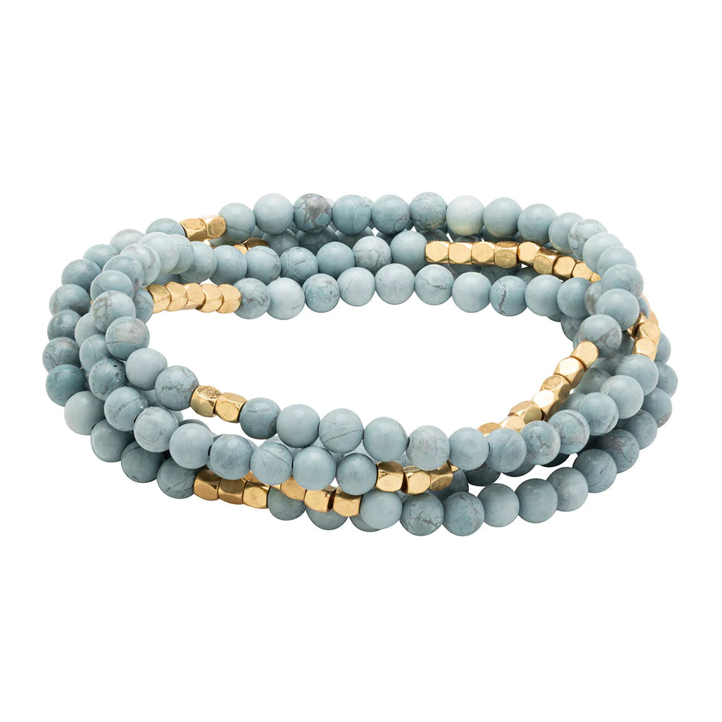 Stone Wrap Bracelet/Necklace