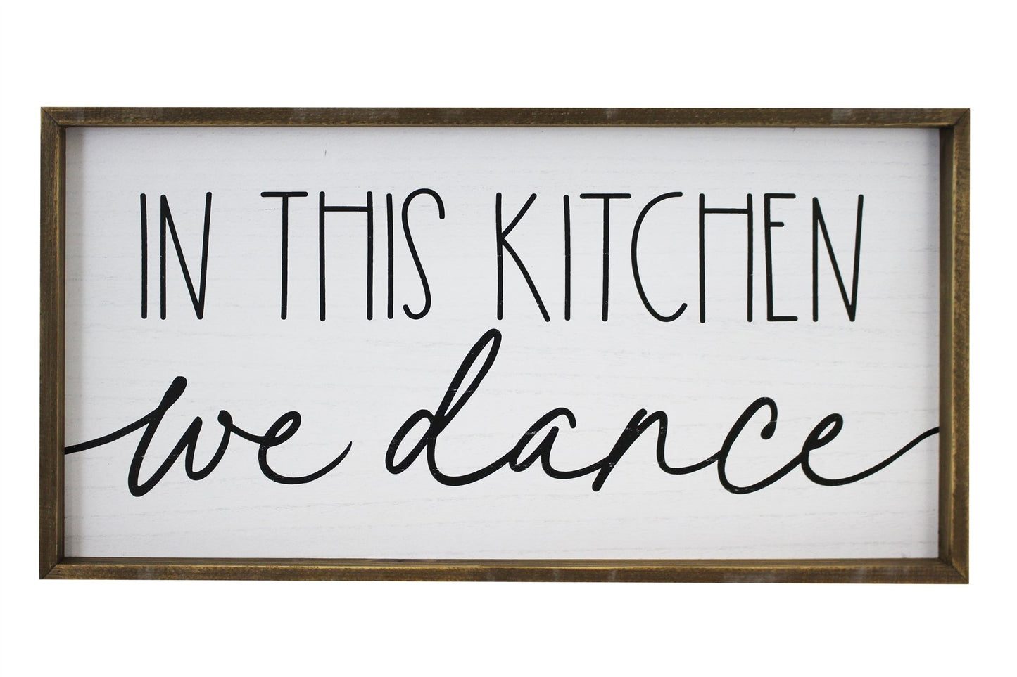 In This Kitchen We Dance Wooden Sign
