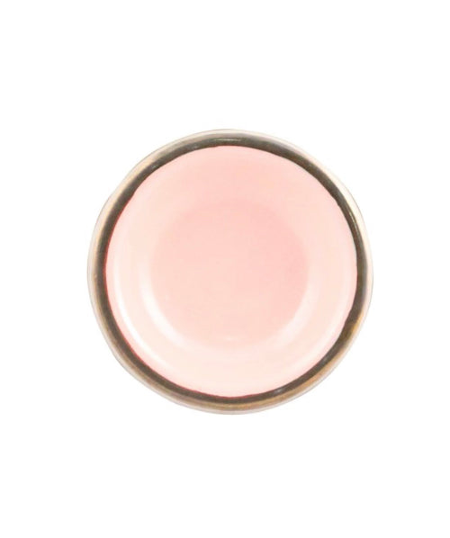 Pink & Gold Ceramic Knob