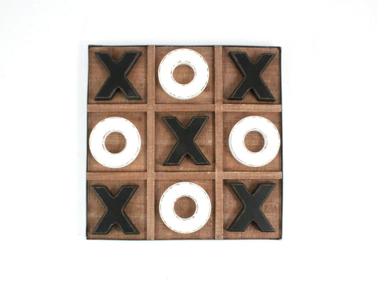 Wooden Tic Tac Toe Board